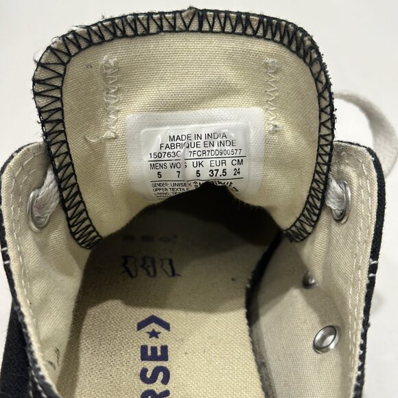 Converse Chuck Taylor All Star Canvas Black & White (US M 5, W 7) - Picture 6 of 6